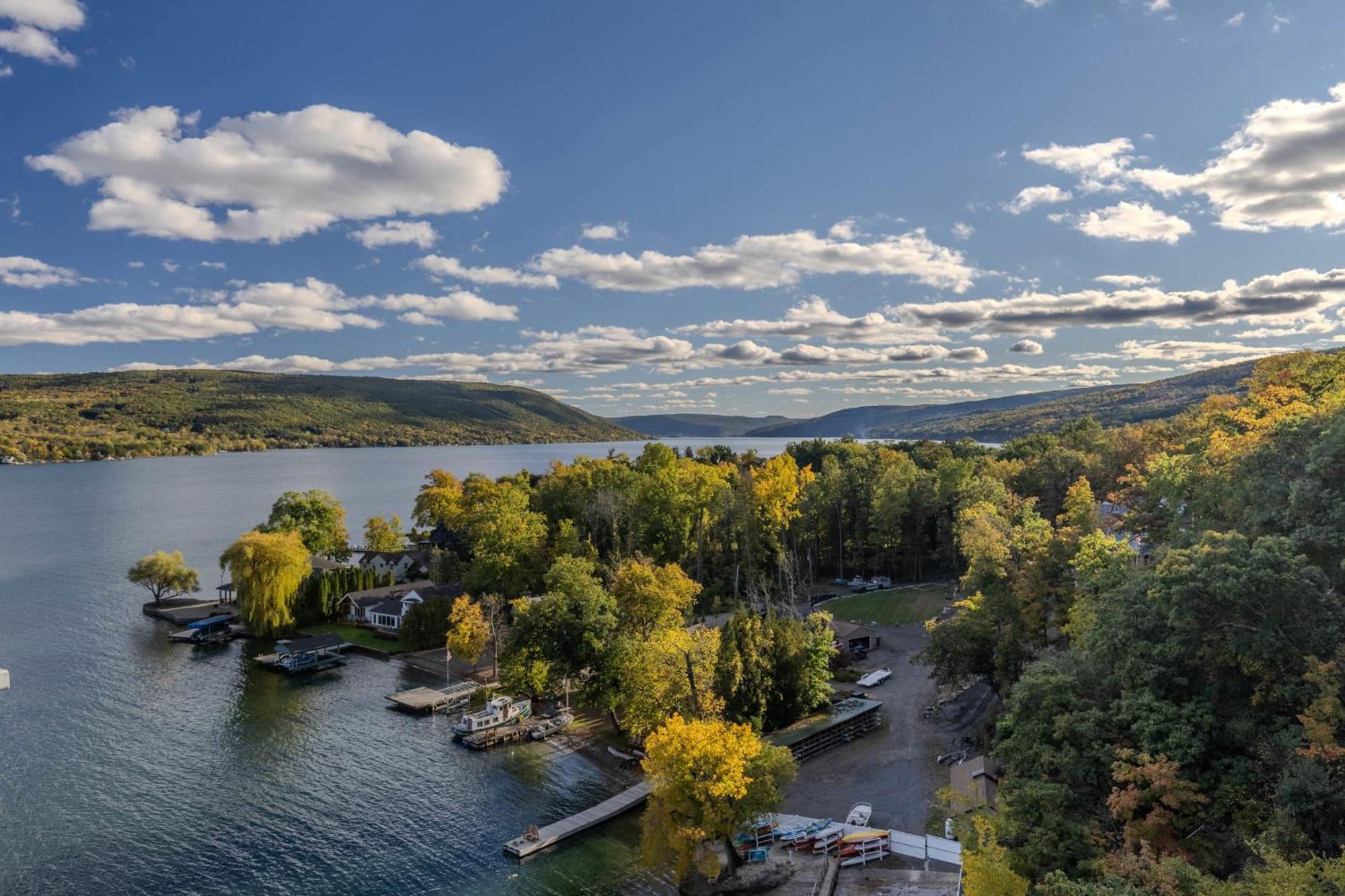 Canandaigua Lake Retreat With View And Private Beach Access, Foliage, Hike, And Ski Hotel Exterior photo